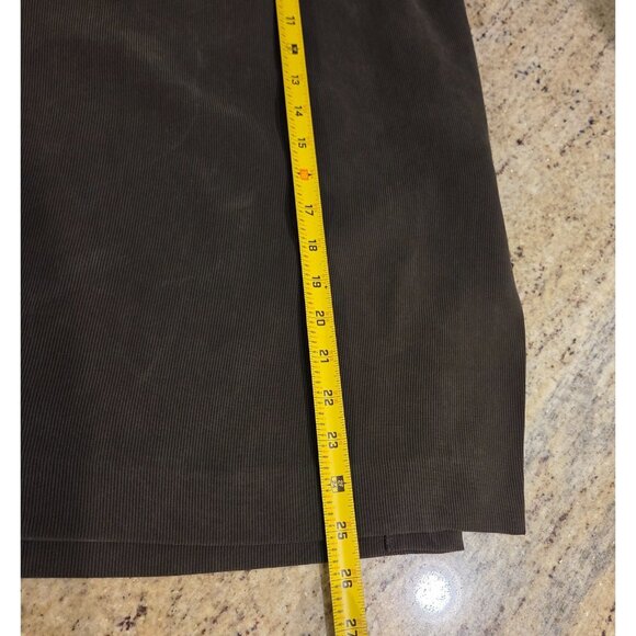 Lot Kasper Women Sz 12 100% Silk Green Skirt Pouch & Norton Floral Blouse Brown - Picture 4 of 16